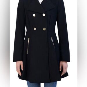Laundry by Shelli Segal XS Black Wool Coat